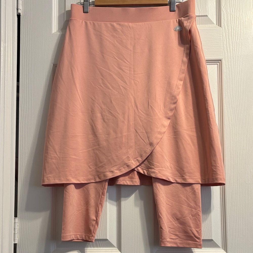 SNOGA Light Pink Women's SNIGA WRAP Skirt with Leggings